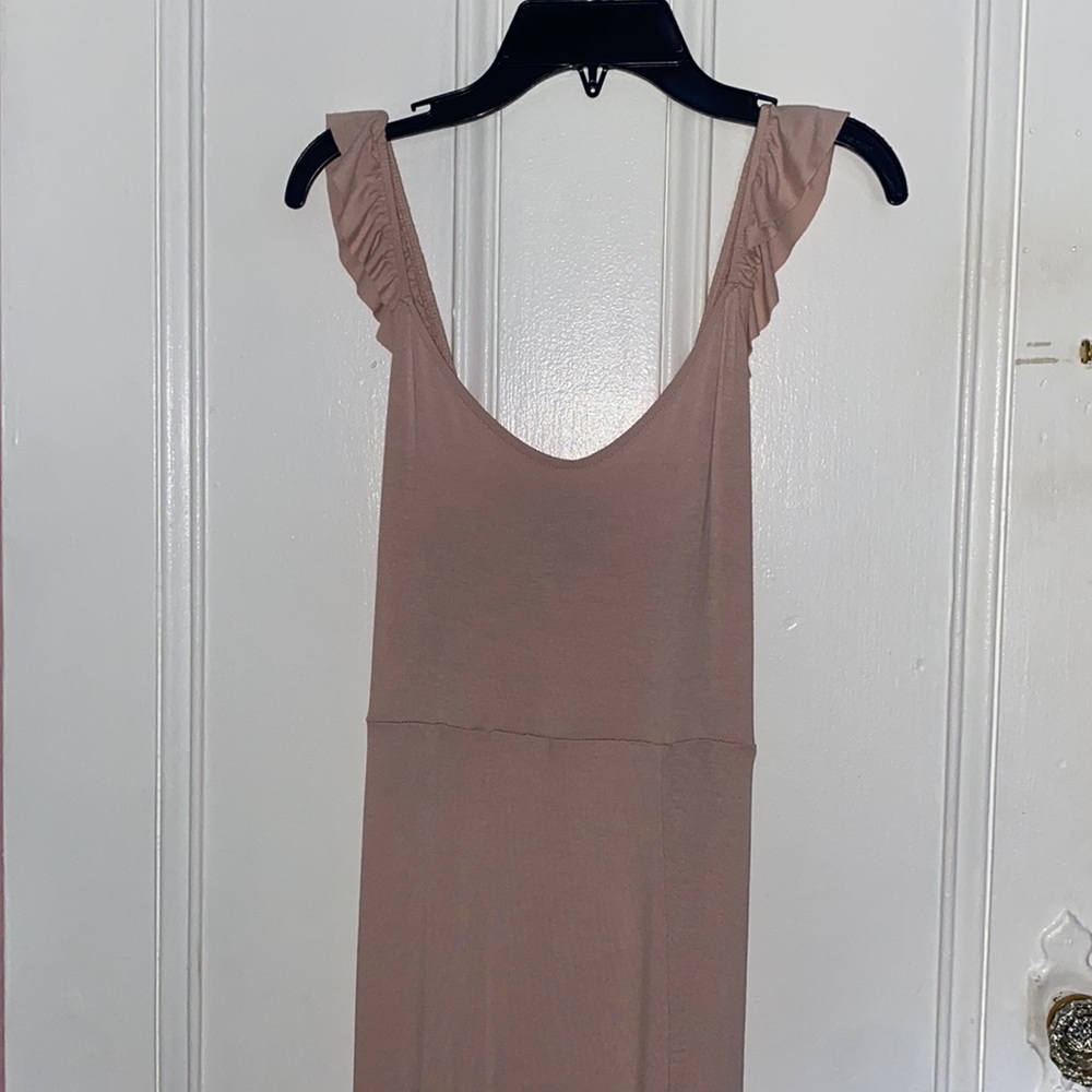 Pink Long Slit Dress - Picture 3 of 4
